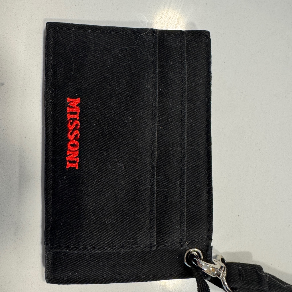 Missoni Black And Red Card Holder Brand New Missoni Black And Red Card Holder Brand New